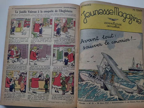 Jeunesse. Magazine. Album n°1 - n°1 du 3 janvier 1937 au n°13 du 28 mars 1937.. Collectif