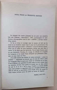 Chronique japonaise. Bouvier, Nicolas