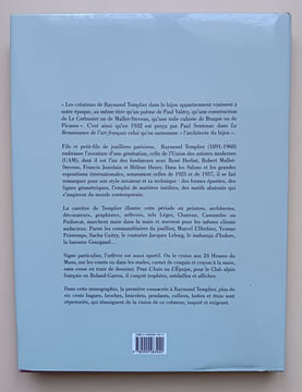 Raymond Templier - Le bijou moderne.. Mouillefarine, Laurence / Ristelhueber, Véronique
