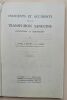 Incidents et accidents de la transfusion sanguine :
Prévention et traitement. André, R. / Dreyfus, B. / Salmon, Ch.