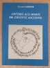 Lettres aux morts de l'Egypte ancienne.. Carrier, Claude