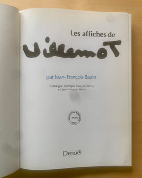 Les Affiches de Villemot.. Bazin, Jean-François