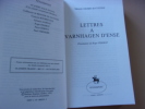 Lettres à Varnhagen d'Ense. Marquis Astolphe de Custine
