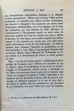 Réponse à Job.. Jung, C.G.