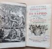 Les Po&eacute;sies d'Anacr&eacute;on et de Sapho, traduites de grec en Fran&ccedil;ois avec des Remarques par Madame Dacier. Nouvelle &eacute;dition augment&eacute;e des notes latines ...