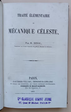 Traité élémentaire de mécanique céleste. Resal, H.