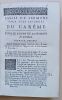 Essais de sermons du car&ecirc;me contenant six discours differens pour chaque jour, et des Sentences choisies de la Sainte-Ecriture et des Peres de ...