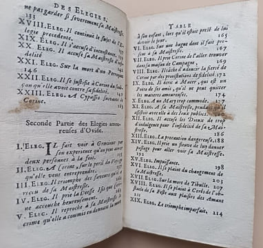 Les epistres et toutes les elegies amoureuses d’Ovide, traduites en vers francois. Ovide / Abbé Jean Barrin (traduction)