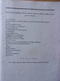 Atlas portatif ou recueil de cartes choisies extraites de l'atlas général de l’Abbé Grenet, et dressées avec exactitude par Bonne, hydrographe de La Marine; Pour servir a l’intelligence de la géographie moderne et universelle de Nicolle de la Croix, nouvelle édition revue par Victor Comeiras.