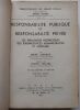 Responsabilité publique et responsabilité privée - Les influences réciproques des jurisprudences administrative et judiciaire.. René Chapus