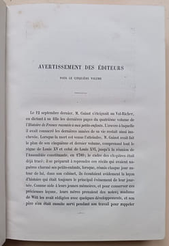 L'Histoire de France, depuis les temps les plus reculés jusqu'en 1789, racontée à mes petits enfants. (5 tomes) L'Histoire de France, depuis 1789 ...