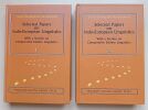 Selected Papers on Indo-European Linguistic - With a Section on Comparative Eskimo Linguistics [2 Tomes]. Elmeg&aring;rd Rasmussen, Jens