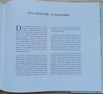 Fès,immobile, immortelle . Ben Jelloun, Tahar / Bennouna, Mohamed