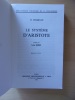 Le Système d'Aristote.. Hamelin, Octave