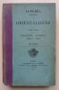 Congr&egrave;s international des orientalistes : compte-rendu de la premi&egrave;re session Paris - 1873 : Tome premier.. Congr&egrave;s international des orientalistes