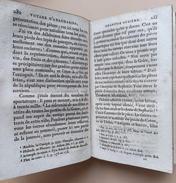 Voyage du jeune Anacharsis en Grèce vers le milieu du quatrième siècle avant l'ère vulgaire.. Barthélemy, Jean-Jacques