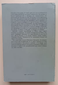 Le Néo-Platonisme Alexandrin Hiéroclès d'Alexandrie.