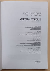 Mathématiques : Arithmétique, cours & exercices.