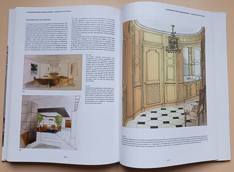 Traité de perspective d'architecture intérieure.. Woehrel, Charles