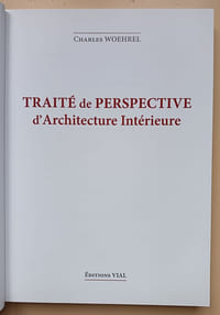 Traité de perspective d'architecture intérieure.