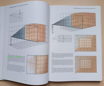 Traité de perspective d'architecture intérieure.. Woehrel, Charles