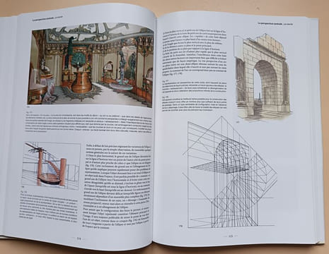 Traité de perspective d'architecture intérieure.. Woehrel, Charles