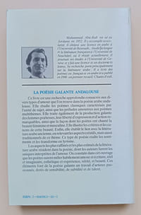 La Poésie galante andalouse au XIe siècle : typologie