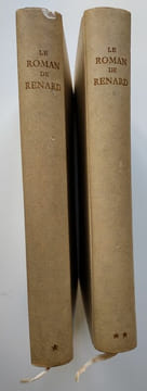 Le Roman de Renard. Version moderne de Henri Leduc orné d'illustrations par André Collot (2 volumes).. Leduc, Henri / Collot, André
