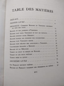 Le Roman de Renard. Version moderne de Henri Leduc orné d'illustrations par André Collot (2 volumes).. Leduc, Henri / Collot, André