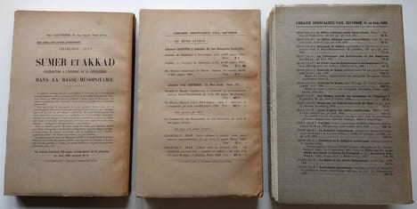 Le Milieu biblique avant Jésus-Christ - 3 tomes : I. Histoire et civilisation (1922). II. La Littérature (1923). III. Les Idées religieuses et morales ...