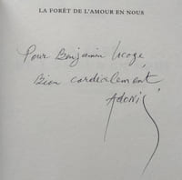 La Forêt de l'amour en nous. [Dédicacé]