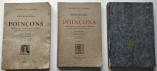 Dictionnaire des poinçons officiels Français et étrangers, anciens et modernes de leur création (XIVe siècle) à nos jours. (2 Tomes). Avec : ...