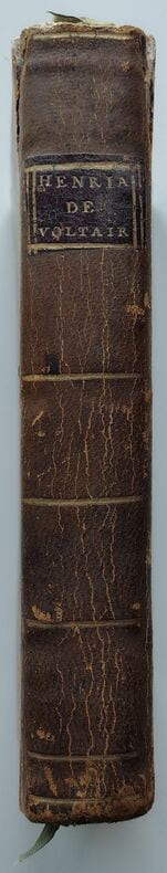 La Henriade de Voltaire, en dix chants, traduite en vers latins par De Caux de Cappeval, au service de la Cour Palatine. Voltarri Henriados Libri decem, Latinis versibus redditi : Autore Caclio Cappavalle.