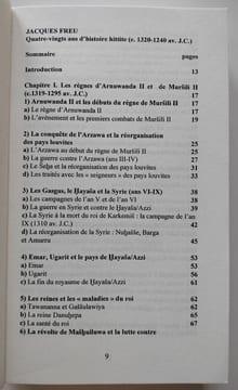 Lot de 7 livres sur les Hittites, comprenant : Les Hittites et leur histoire (trois volumes, 2007-2008). Histoire Du Mitanni, 2003 / Suppiluliuma et ...