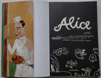 Alice embrasse la lune avant qu’elle ne s’endorme.