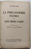 La Philosophie politique de saint Thomas d’Aquin.. Lagor, Jean-Louis