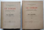 Le Coran. Traduction selon un essai de reclassement des sourates. (2 volumes). Blachère, Régis