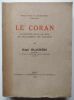 Le Coran. Traduction selon un essai de reclassement des sourates. (2 volumes). Blachère, Régis