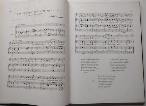 Chansons choisies de Gustave Nadaud illustrées par ses amis (2 tomes) puis Chansons légères illustrées par ses amis et Dernières chansons Gustave ...
