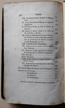 Voyages et découvertes dans le Nord et dans les parties centrales de l'Afrique, au travers du grand désert, jusqu'au 10e degré de latitude nord, et ...