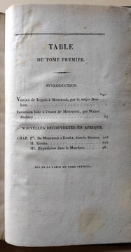 Voyages et découvertes dans le Nord et dans les parties centrales de l'Afrique, au travers du grand désert, jusqu'au 10e degré de latitude nord, et ...
