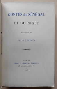 Contes du Sénégal et du Niger