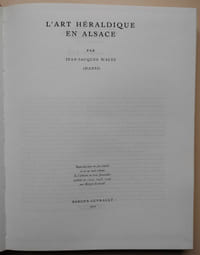 L’art héraldique en Alsace