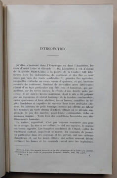 La côte atlantique de la Loire à la Gironde – Tome II : L’Homme et la Mer. Étude de Géographie humaine.. Papy, Louis