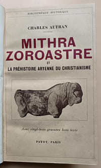 Mithra, Zoroastre et la préhistoire aryenne du christianisme
