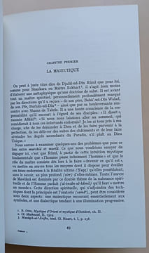 Mystique et poésie en Islam : Djalâl-ud-Dîn Rûmî et l’Ordre des Derviches tourneurs. Meyerovitch, Eva