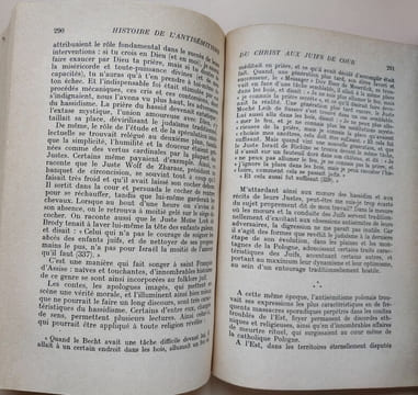 Histoire de l’antisémitisme [4 Tomes] : Vol.1 : Du Christ aux Juifs de cour – Vol.2 : De Mahomet aux Marranes – Vol.3 : De Voltaire à Wagner – Vol.4 : ...