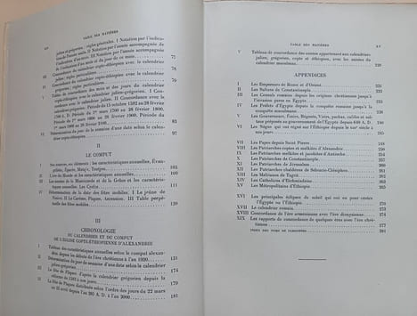 La chronologie des temps chrétiens de l’Egypte et de l’Ethiopie. Chaine, M.