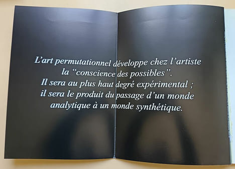 Yvaral : Propositions pour un art numérique. Moles, Abraham A.