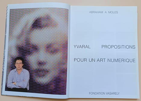Yvaral : Propositions pour un art numérique. Moles, Abraham A.